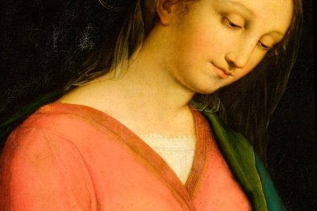 Innocenzo da Imola 1485–1548 The Virgin oil on panel (National Trust for Scotland)
