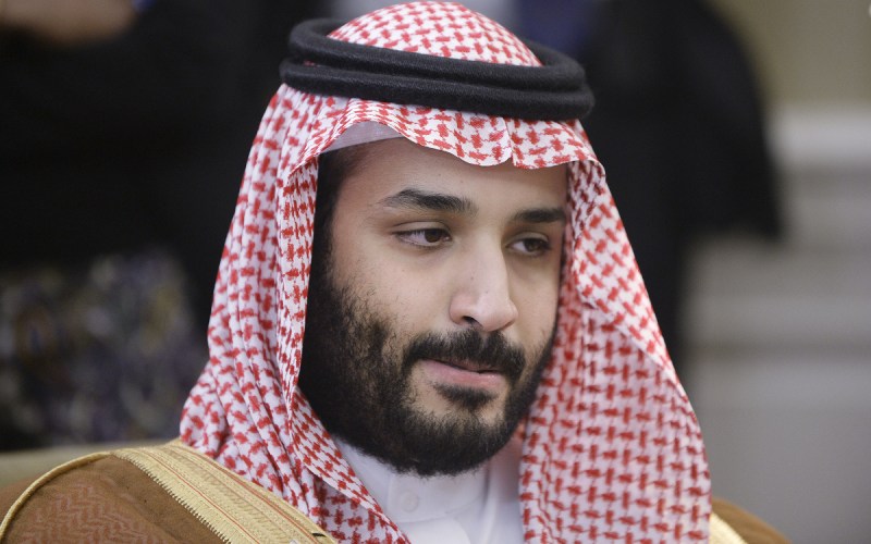 Deputy Crown Prince Mohammed bin Salman of Saudi Arabia looks on in the Oval Office at the White House May 13, 2015 in Washington, DC (Olivier Douliery - Pool/Getty Images)