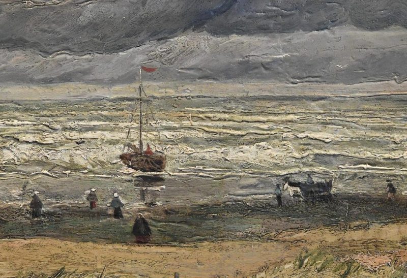 The Beach At Scheveningen During A Storm by Vincent Van Gogh (ANSA via AP)
