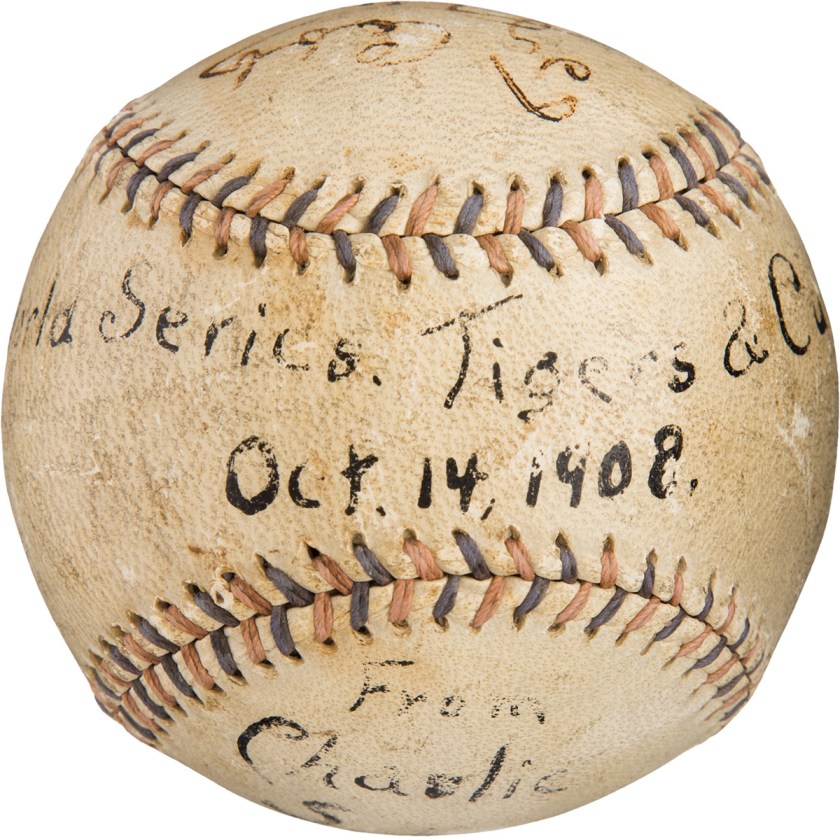 1908 World Series Final Out Ball