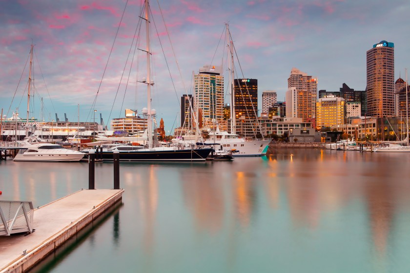 View of Auckland's port in New Zealand (Getty Images)