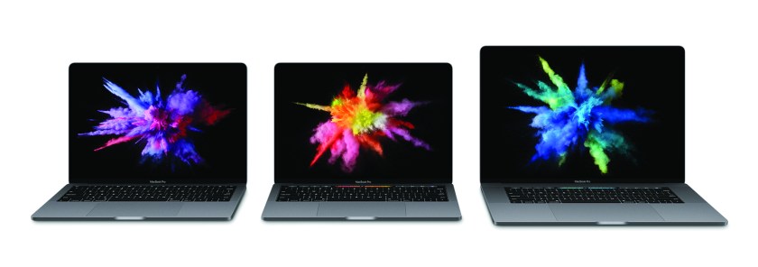The latest family of Macbook Pros (Courtesy Apple)