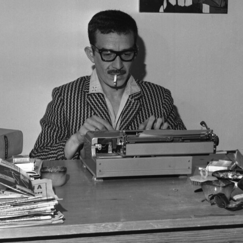The Mexico City home of Gabriel Garcia Marquez, winner of novel contest.