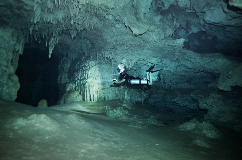 Exploring Underwater Caves in Mexico's Yucatan Peninsula
