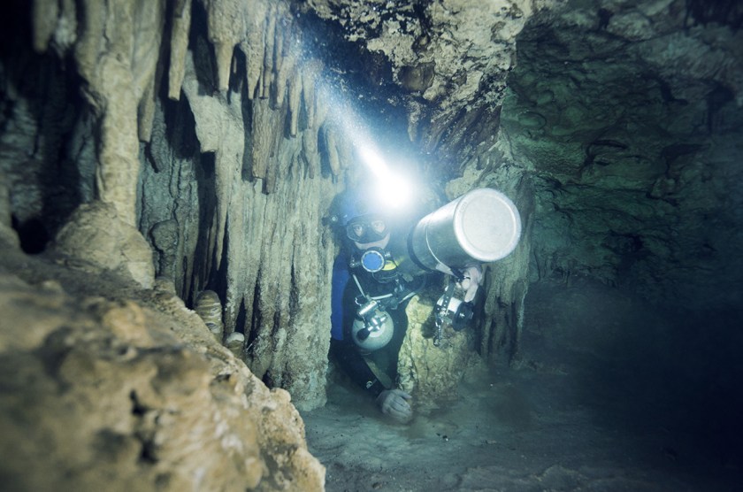 Exploring Underwater Caves in Mexico's Yucatan Peninsula