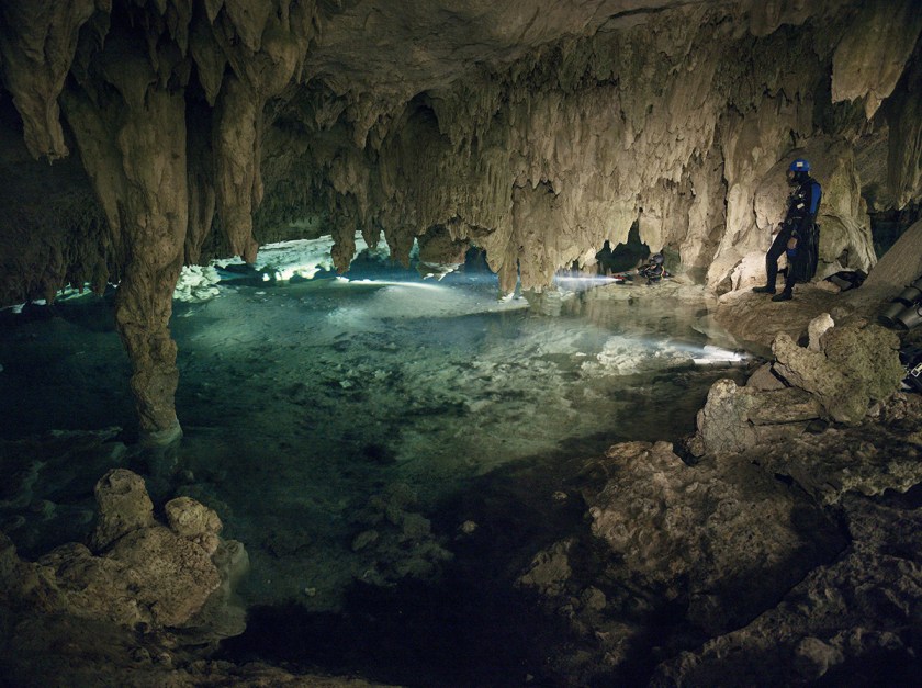 Exploring Underwater Caves in Mexico's Yucatan Peninsula