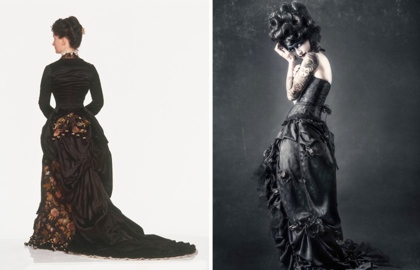 Victorian example, at left, and goth example (Getty Images)