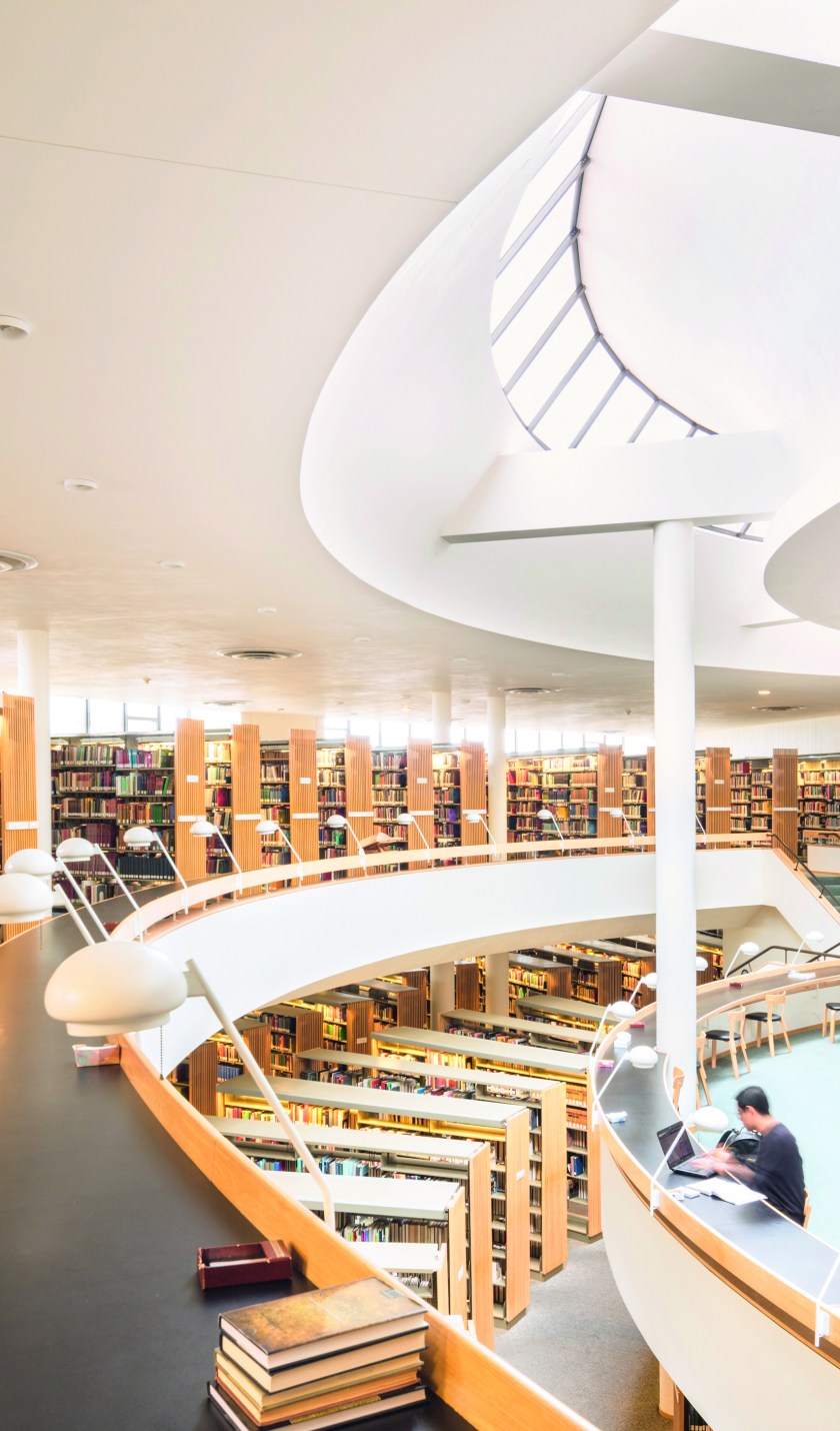 Pacific Northwest: Mount Angel Library, Alvar Aalto, Saint Benedict, OR, 1970. (Darren Bradley/Phaidon)