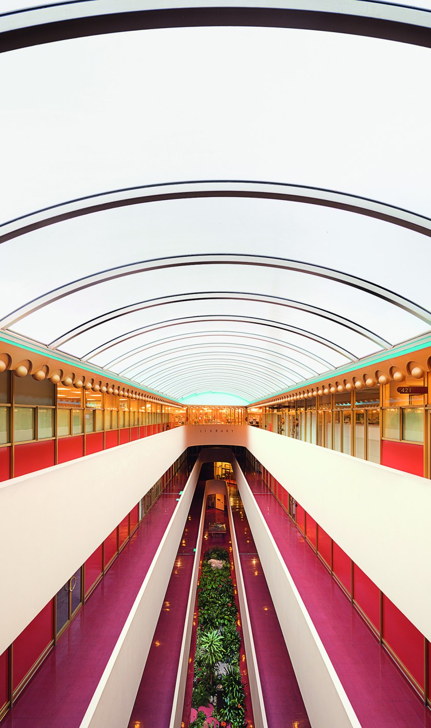 San Francisco, CA: Marin County Civic Center, Frank Lloyd Wright, 1962. (Darren Bradley/Phaidon)