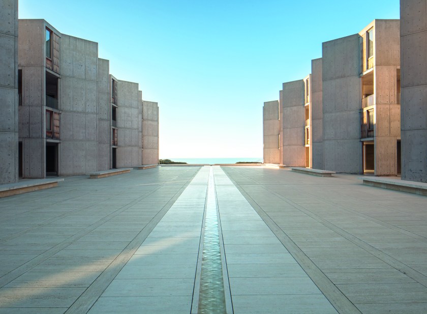 San Diego, CA: Salk Institute, Louis Kahn & Luis Barragán, 1963. (Darren Bradley/Phaidon)