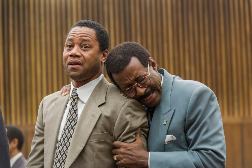 Cuba Gooding, Jr. as O.J. Simpson, Courtney B. Vance as Johnnie Cochran in 'The Peope v. O.J. Simpson: American Crime Story' (Prashant Gupta/FX)