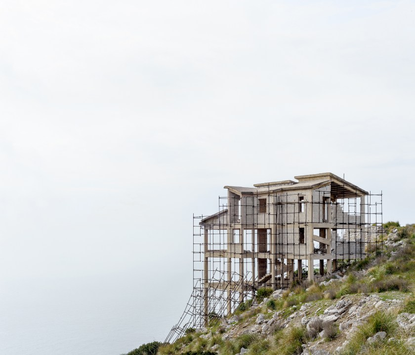 This series of photographs, Empire of Dust, has been realized in south Italy, in the regions of Sicily, Calabria, Basilicata and Puglia, where financial crises and embezzlement have made of the incompleteness, an architectural aesthetics. Through this series, she tries jointly through an "archeology of the present" to reflect the contemporary history by the yardstick of these unfinished architectures, while invoking the viewer's imagination so that there unfolds a variant of the world. (Amelie Labourdette/2016 Sony World Photography Awards)