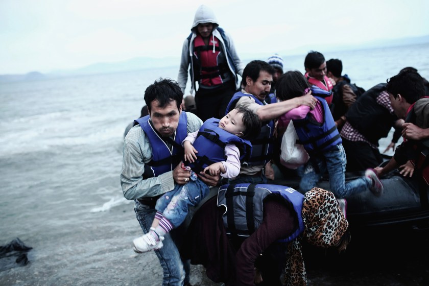 Migration to Europe has increased over the past years, mainly because of political and social turmoil in the Middle East. During the recent years, Greece has been the path for thousands refugees and migrants for their crossing from Turkey to Greece and other European countries. The main places of entrance are the islands of Kos and Lesbos by sea. Greek government, in an effort to minimize the wave of refugees entering the country has built an 8-mile long and 8-feet high barbed-wire wall at the main entrance point at its north eastern borderline with Turkey. This caused a huge wave of refugees and migrants trying to enter the country by the Aegean Sea. For many, it is their first encounter with the sea. Hundreds have lost their lives in their attempt to reach the European Union, man hoping to reunite with long-lost friends and family. At the time I write this text, millions of refugees and migrants wait in Turkey to cross the sea border for a better life. (Angelos Tzortzinis/2016 Sony World Photography Awards)