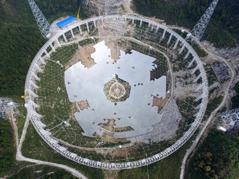 China Largest Radio Telescope in the World