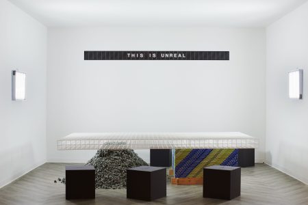 Virgil Abloh sees the act of creating as a need, his desire knows no bounds and this has prompted his move from fashion into the realm of furniture design. His Off-White projects come from a creative place where he can express his thoughts, taking his inspiration from architectural and urbanist references. (James Harris/Design Miami)