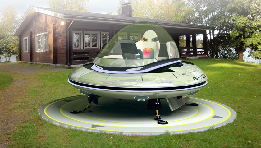 Charles Bombardier's Flying Saucer Concept