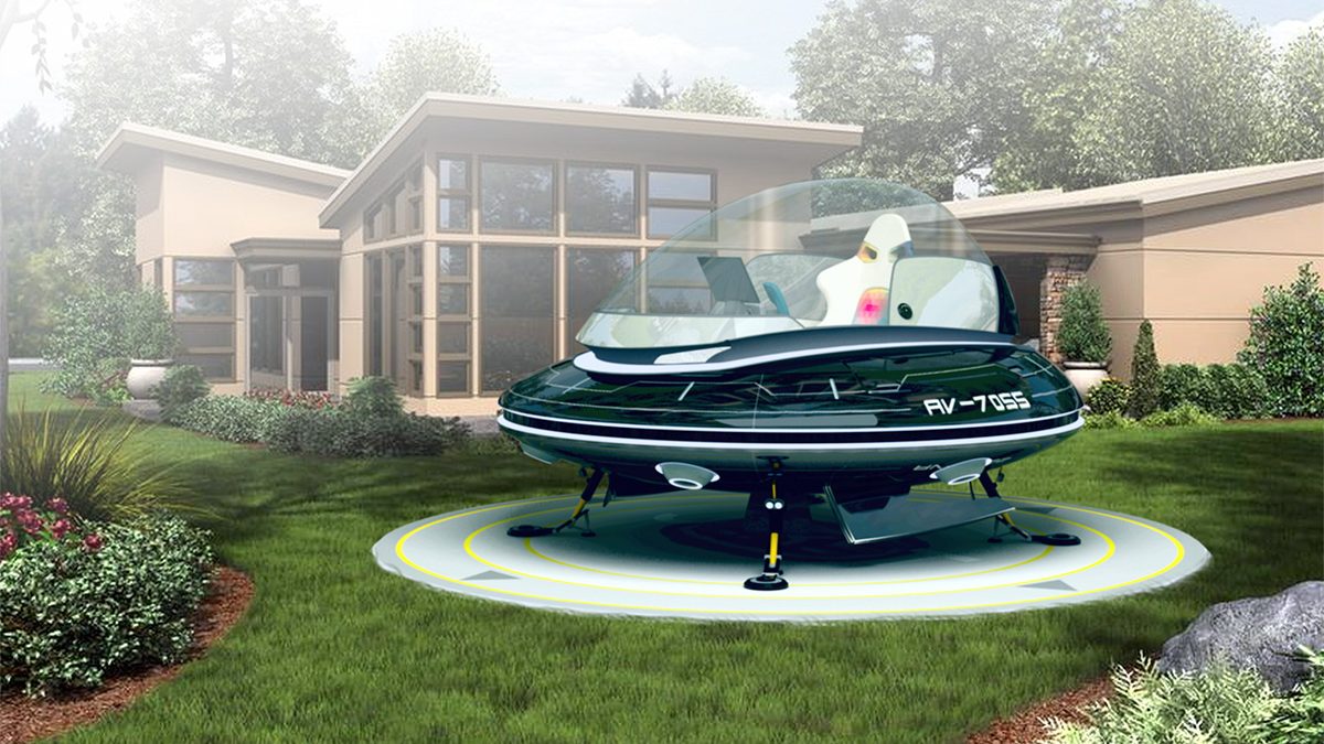 Charles Bombardier Flying Saucer Concept