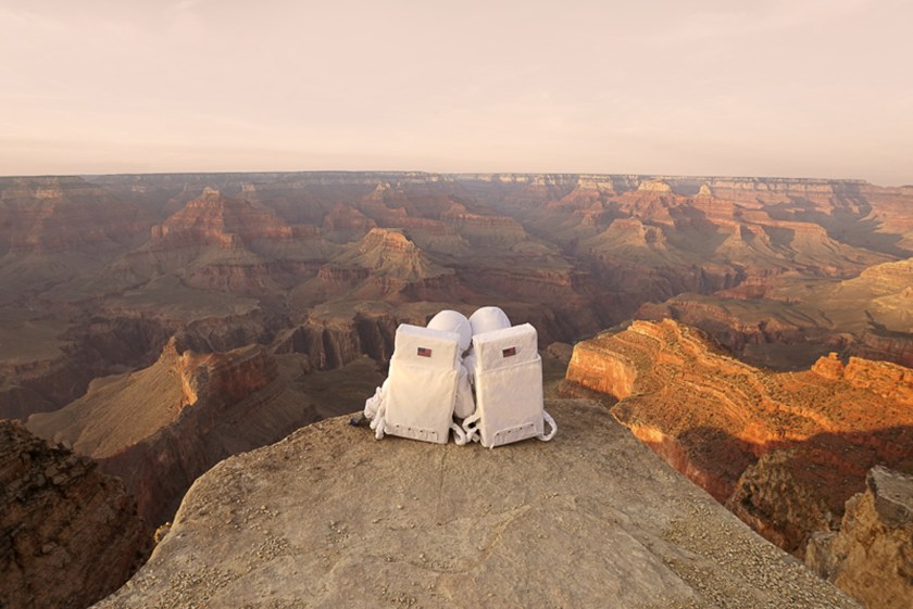 This project is about space exploration and discovery, but it's also about our behavior in front of landscapes and how we create pictures that will share our personal story with the world. In every spots, carefully chosen for their similarities with the red planet, the photographer imitated stereotypical tourist poses. It's interesting to observe the way we act in front of the camera, how we include ourselves in the landscapes, how those landscapes trigger the desire to affirm our presence. And how the way we take pictures exposes the vanity involved in our endless pursuit of self-definition. (Julien Mauve/2016 Sony World Photography Awards)