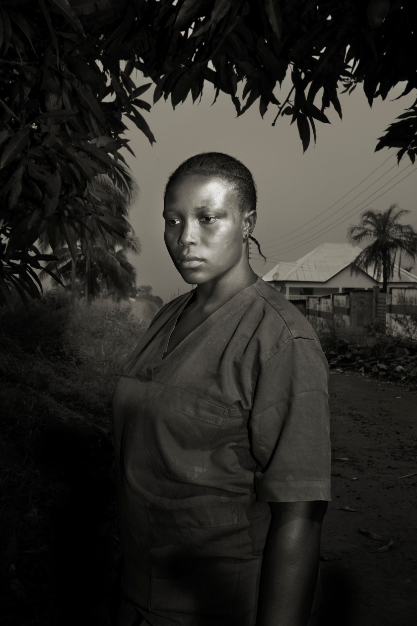 The most widespread epidemic of Ebola virus disease in Sierra Leone ended the 7th October 2015 with 14,122 cases and 3,955 deaths. That required the complex and brave intervention of international NGOs in the attempt to fight the virus. The Italian NGO, Emergency, ran an Ebola treatment center built by DFEED. Thanks to the medical care of Emergency, were able to start a new life. They returned to life finding their families partly or totally killed by the virus. (Marcello Bonfanti/2016 Sony World Photography Awards)