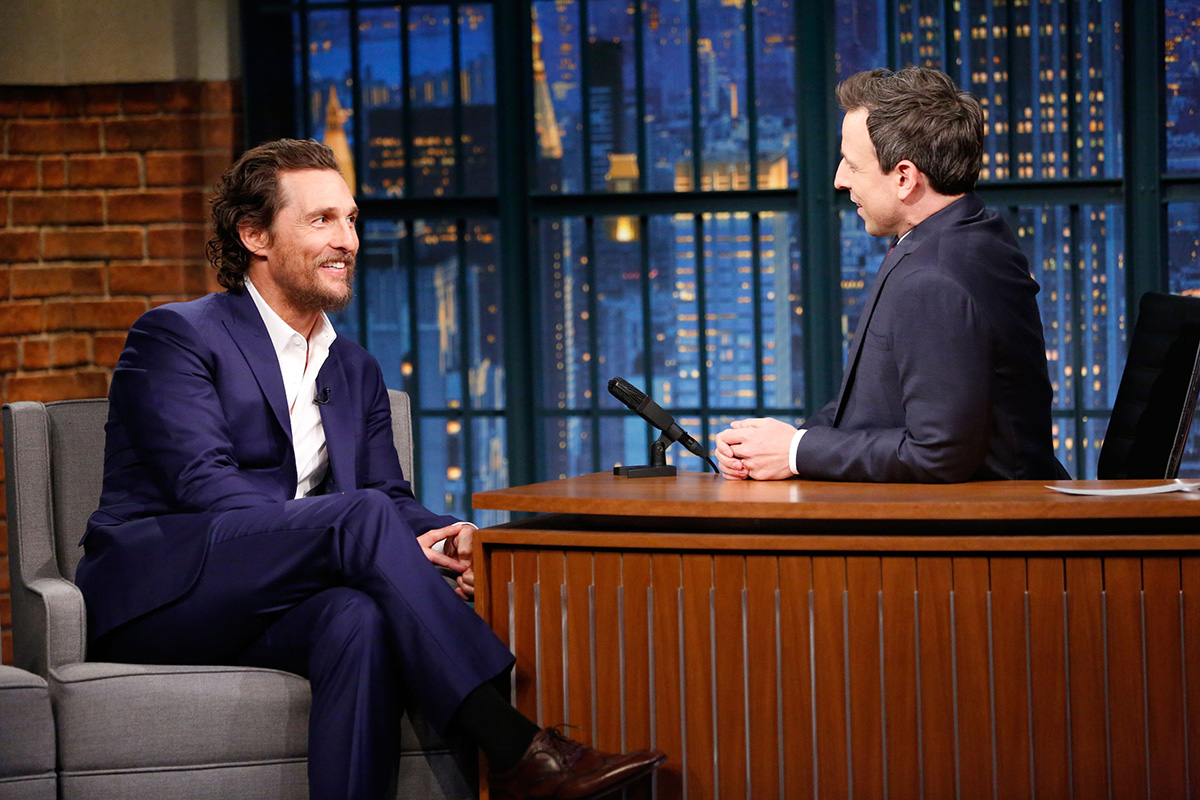 Matthew McConaughey on Seth Meyers