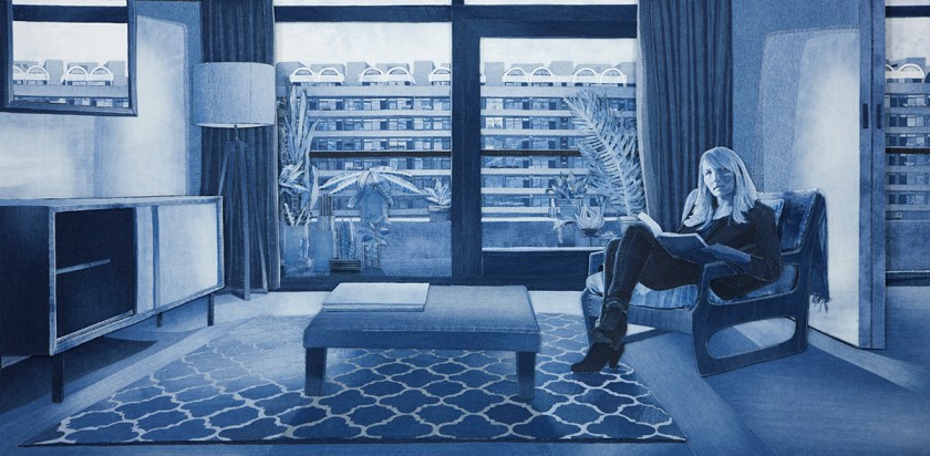 Artist Who Uses Denim Jeans to Make Art