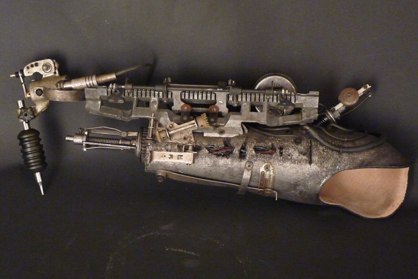 Prosthetic Arm Tattoo Gun