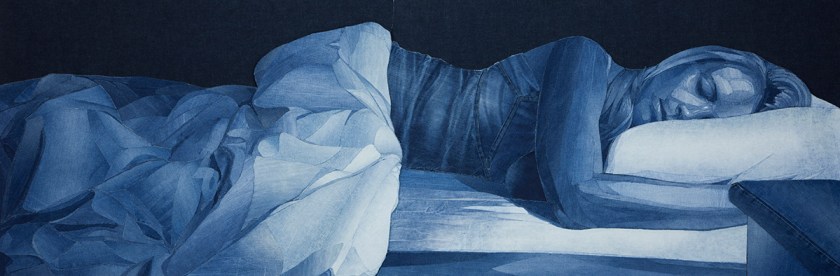 Artist Who Makes Art Out of Denim Jeans