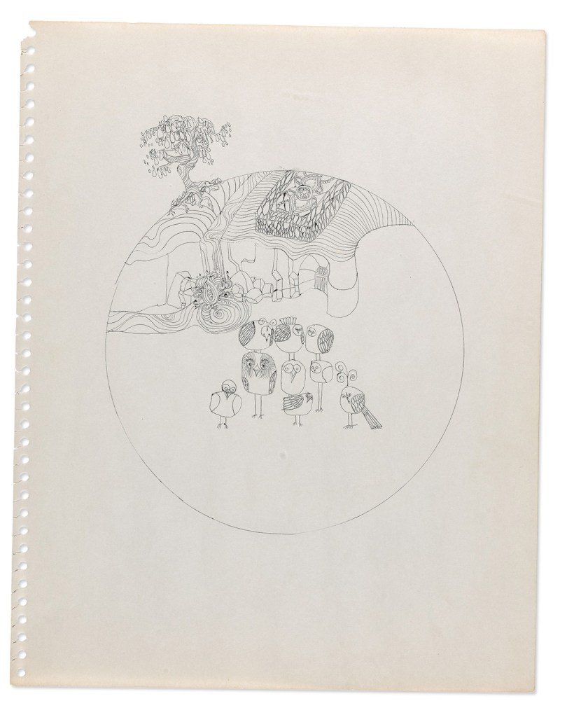 Joni Mitchell Drawing