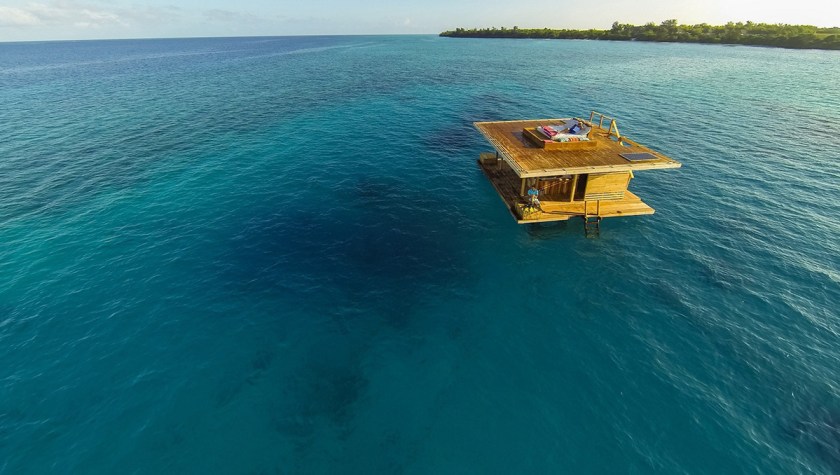 The Underwater Room in Zanzibar