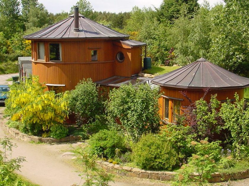 Findhorn Ecovillage's Whiskey Barrel Houses
