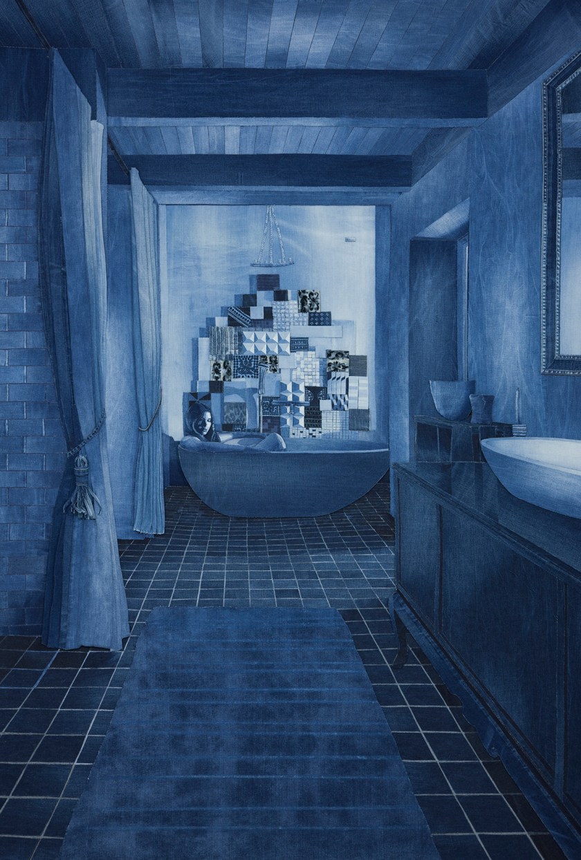 Artist Who Uses Denim Jeans to Make Art