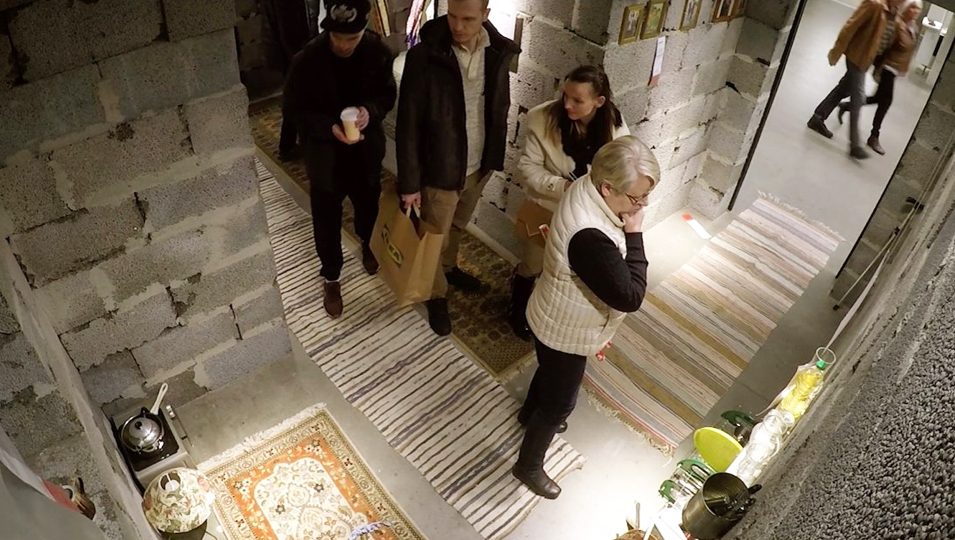 Once inside, the installation was meant as a reality check for many shoppers (POL/Ikea Norway)