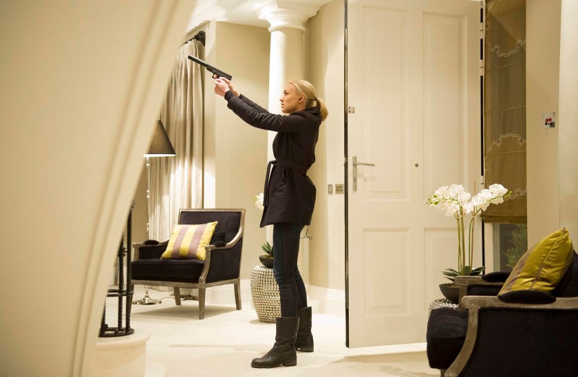 Kate, played by Yvonne Strahovski, is on a mission to locate their target in the "9:00 PM - 10:00 PM" episode of '24: LIVE ANOTHER DAY.' (Chris Raphael/FOX)