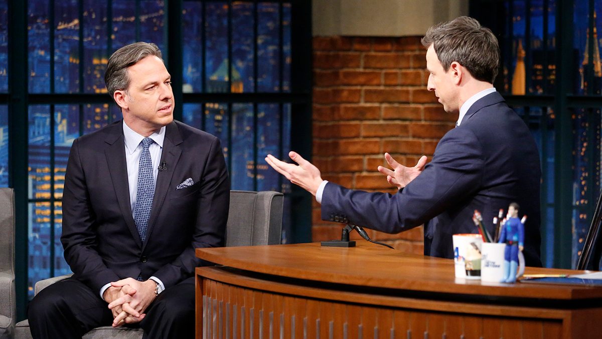 CNN's Jake Tapper on Seth Meyers