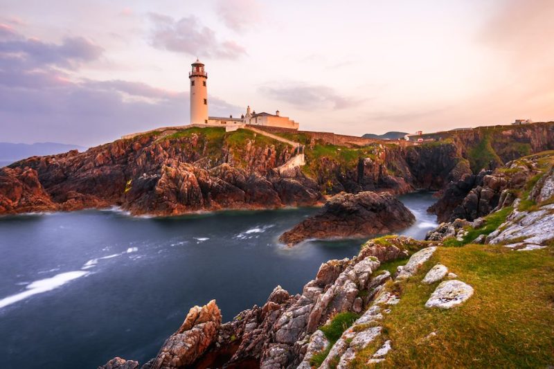 Sunset at Fanad Head Lighthouse, County Donegal, Ireland