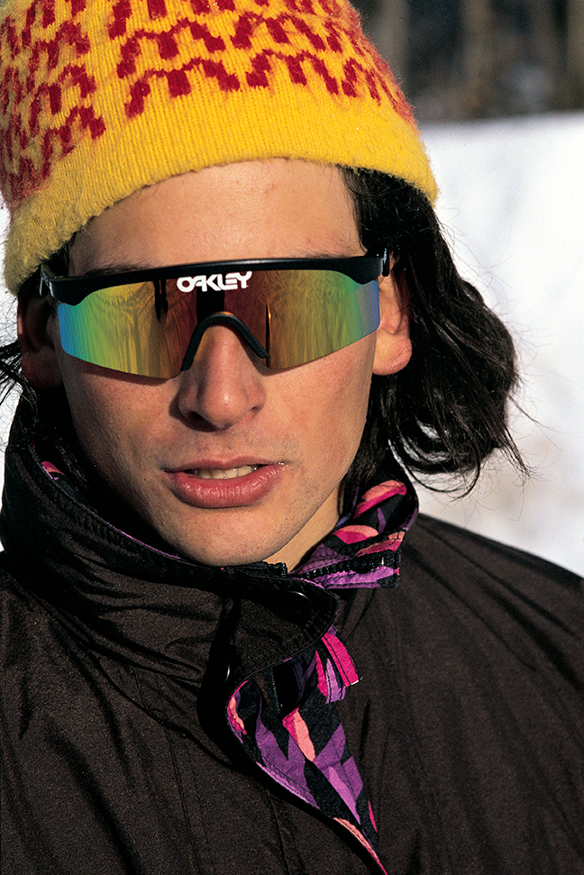 Jeff Brushie shot by Trevor Graves, 1992 (From Snow Beach edited by Alex Dymond, published by powerHouse Books.)