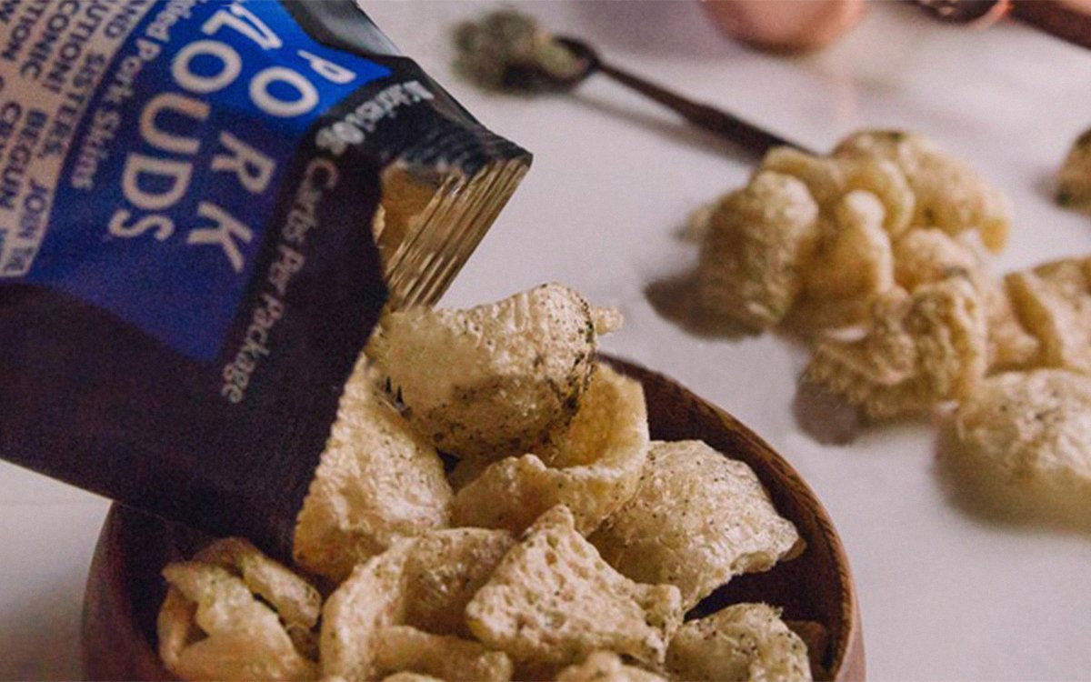 pork rinds, pork clouds, pork skins