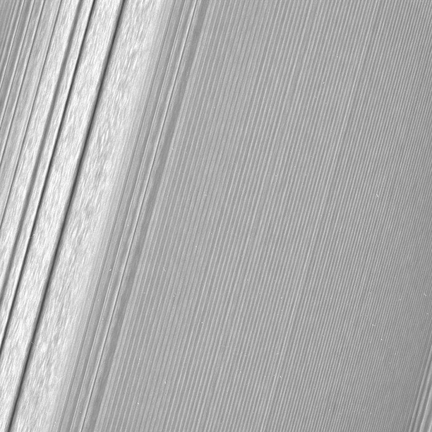Close-Up Images of Saturn's Rings