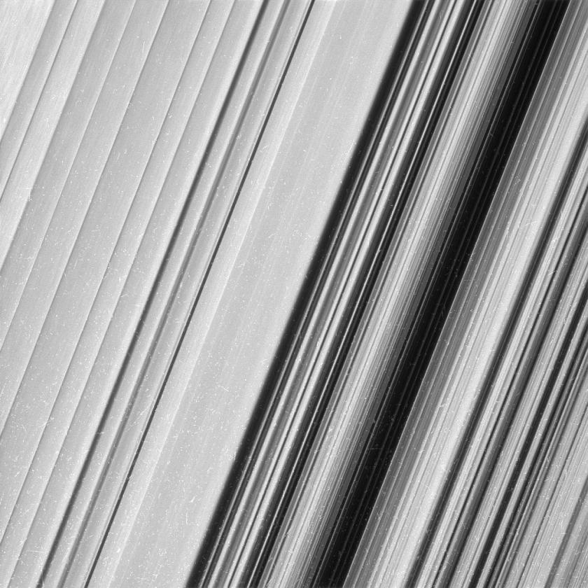 Close-Up Images of Saturn's Rings