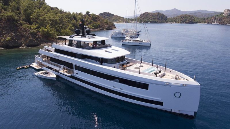 Aquarius wooden superyacht