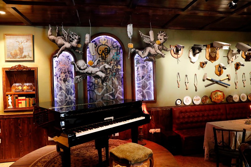 The Walled Off Hotel Banksy