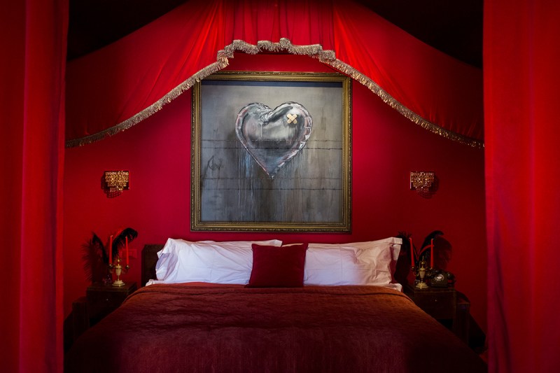 The Walled Off Hotel Banksy