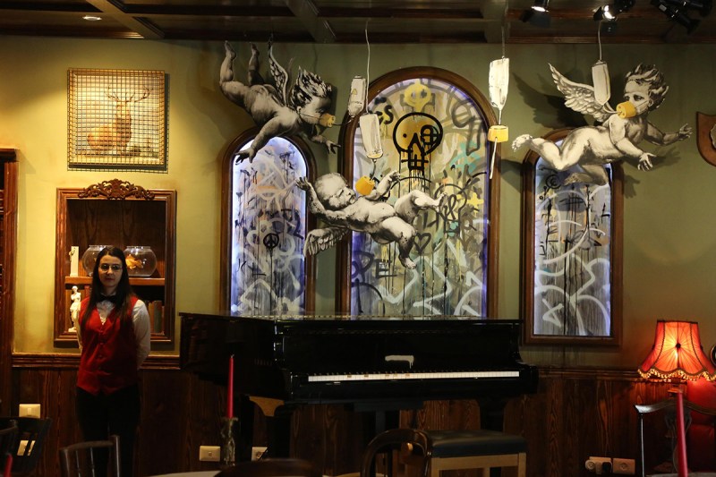 The Walled Off Hotel Banksy