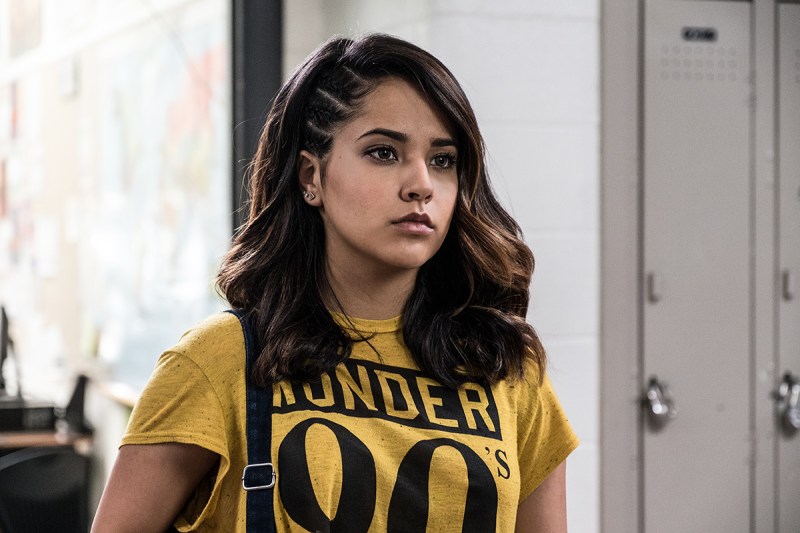 Actress Becky G's Yellow Ranger from 'Power Rangers' (Lionsgate)