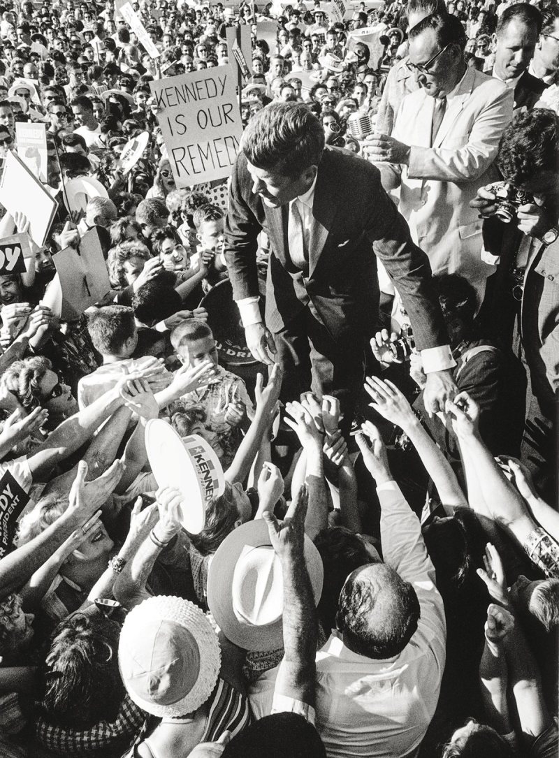 John F. Kennedy campaign photos