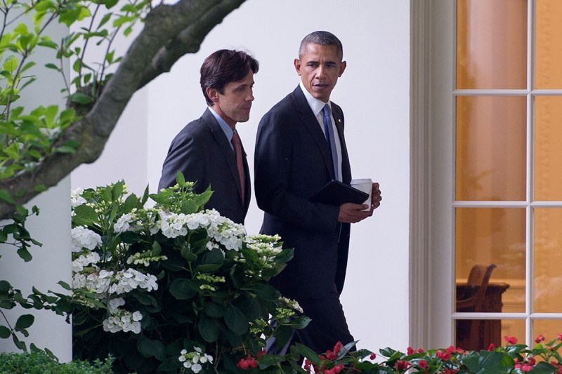 Barack Obama and David Simas