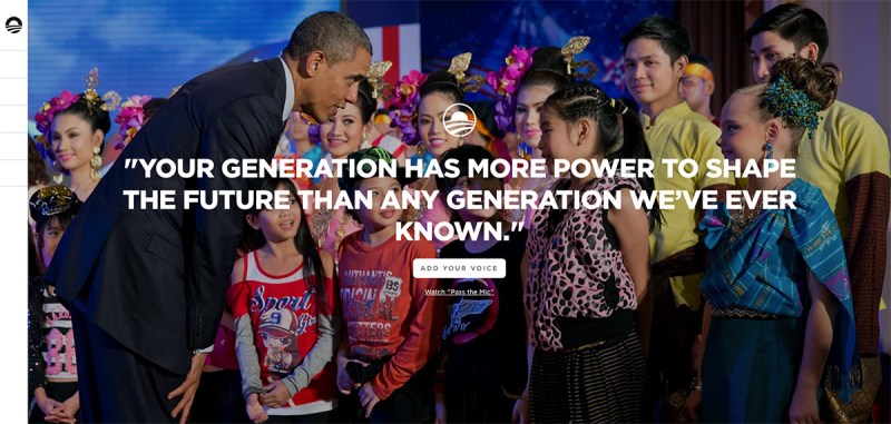 Obama website