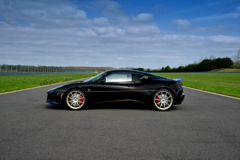 Marvel at the Lotus Evora Sport 410 GP Edition