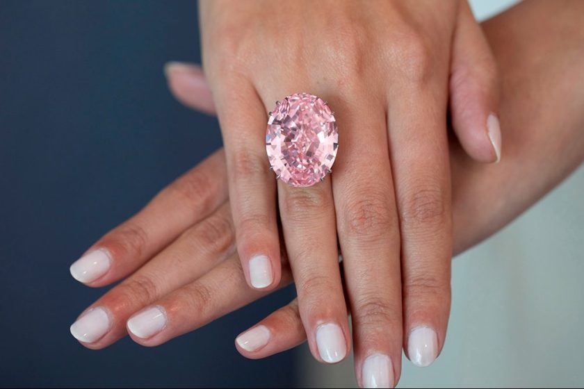 Pink Diamond Sets World Record at $71 Million for Sotheby's