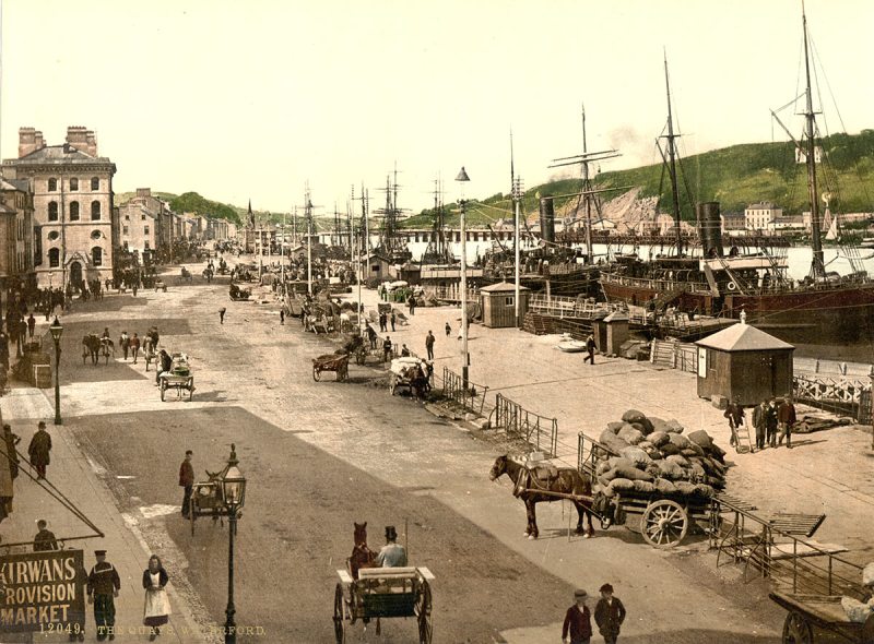 The Quays, Waterford. County Waterford, Ireland between ca. 1890 and ca. 1900 (Library of Congress)